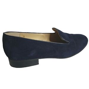 Suede Leather Slip-on Loafer 6 Preppy Minimalist Classic Business Flat Talbots